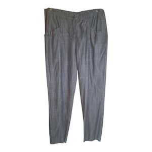 Eileen Fisher Women's Grey Elastic Waist Ankle Slacks S/P